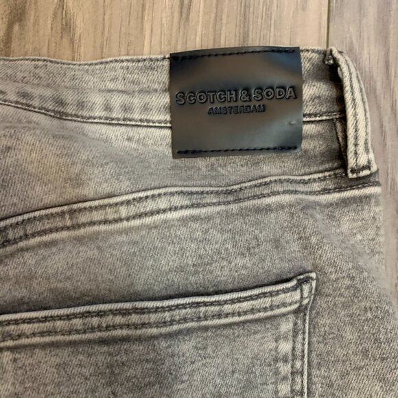 Scotch & Soda Gray Wash Straight Leg Jeans Size (12) 31/32 Worn Once - Picture 6 of 6